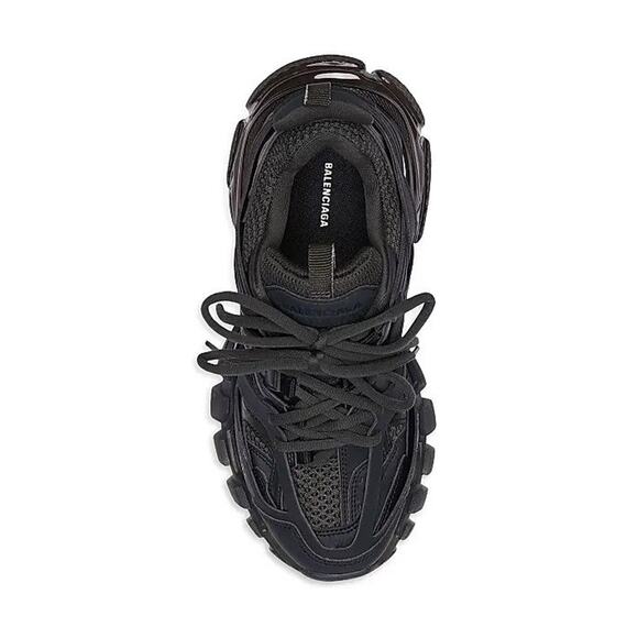 Balenciaga Track Clear Sole Low-Top Sneakers -Men's 14 Black - Picture 5 of 5